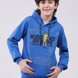 Monte Carlo Boys Graphic Printed Hooded Sweatshirt-picture-43