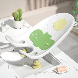 StarAndDaisy Green & White Anti-Slip Bath Tub image 1