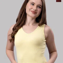 Friskers Women Pack Of 2 Solid V-Neck Cotton Tops-picture-39