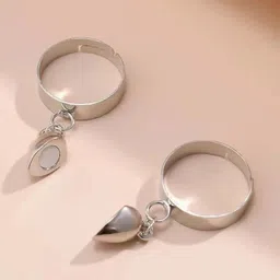 TheVineGirl Set of 2 Silver-Plated Finger Ring image 5