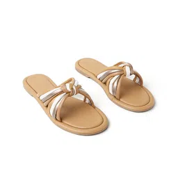 CHAAL CHALAN Women Open Toe Flats with Bows-picture-2