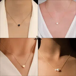 Boghra Sales Set Of 4 Gold-Plated Brass Pearls Chain-picture-42
