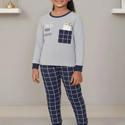 PY PINKYOU Girls Printed T-shirt with Pyjamas-picture-15