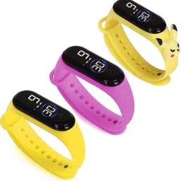 HYPERLEX 3 COMBO Stylish Digital LED Bracelet Band Wrist Watch for Kids, Boys & Men-picture-13
