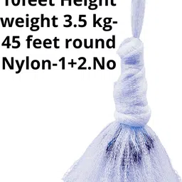 netking CAST NET 20mm Mesh 10ft Height | Nylon 1+2 | 3.5kg | Iron Nut Sinker Fishing Net-picture-39