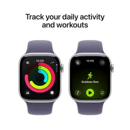 Apple Watch Series 11 GPS with Purple Fog Sport Band - M/L (42mm Retina LTPO3 OLED Display, Silver Aluminium Case) image 4