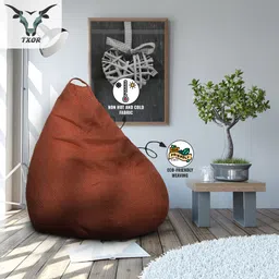 txor XXL Tear Drop Bean Bag Cover(Without Beans) image 4