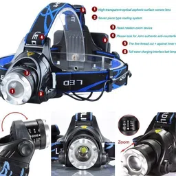 royalmint Headlamps Hunting Headlight Bicycle Camping Head Torch Light led Head lamp 1 LED Headlamp image 2