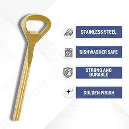 wazir chand Bottle Opener Tool Bottle Opener Tool Stainless Steel Bottle Cum Can Opener Durable Ideal Bottle Opener image 2