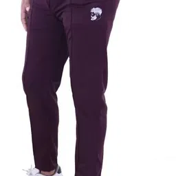 sumitgarment Pack of 2 Men Solid Purple, Blue Track Pants image 3
