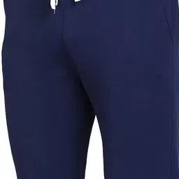 fabrictown Pack of 2 Men Solid Green, Blue Track Pants image 4