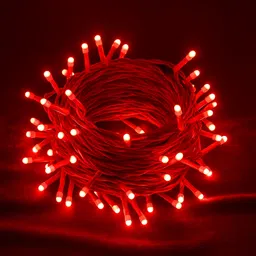 mprow 100 LEDs 20 m Red Steady Bulb Rice Lights-picture-20