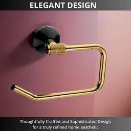 luxiur Tissue Roll Stand For Bathroom & Kitchen Accessories Stainless Steel Toilet Paper Holder image 2