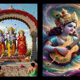 shyam photo framing Religious Photo Frame, coated Lamination Religious Frame image 1