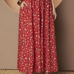 lookshine Women Flared Red, Yellow Polyester Trousers image 4