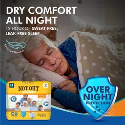 not out Adult Diaper Pants, Medium,Waist 61-115cm,Unisex, pack of 1 (10 count) Adult Diapers - M image 4