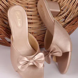 Women PT-452 Lightweight Comfort Summer Trendy Premium Stylish Party disigin Heels Sandal-image-5