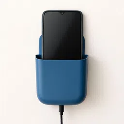 glosy Set of 4 Multipurpose Wall Mount Mobile & Remote Holders Plastic Key Holder image 4