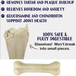 pet hood Dog Chew Bone 5 inch - 6 Pc Pack , Dog Bones, Bones Dog Chew Chicken Dog Chew image 4