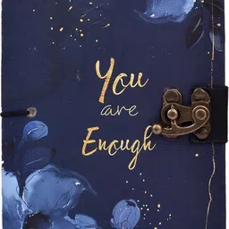 nizam handcraft Beautifully designed diary Notebook With Lock Clasp A5 Diary Unruled A5 Diary 100 200 Pages image 3