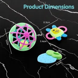 ragvee New Born Baby Toys Rattle kids Rattle (Multicolor) Rattle image 4