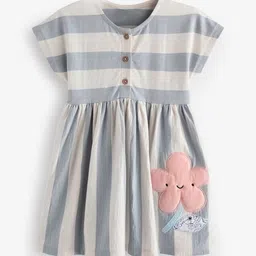 JC SPARKLE Checked A-Line Dress image 5