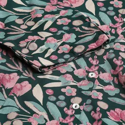 KALINI Women Floral Print Floral Rayon A Line Shirts Style Top-image-60