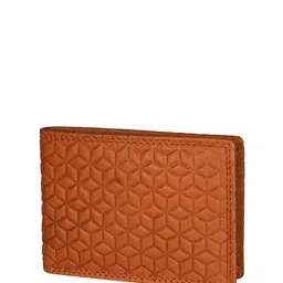 DOECRAFT Men Printed Leather Two Fold Wallet image 5