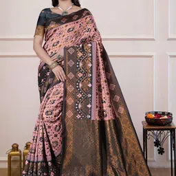 Dinesh Ethnic Traditional Wear Woven Design Zari Banarasi Saree With Blouse Piece-picture-23