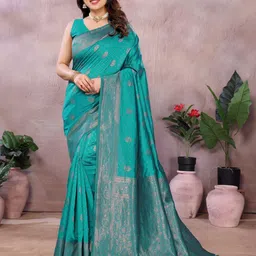 Shriyangan Woven Design Zari Pure Silk Kanjeevaram Saree-picture-26