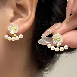 Lady Raiment Floral Studs Earrings-image-98
