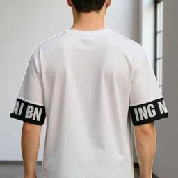 AUTNA Oversized Typography Printed T-shirt image 3