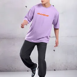 ANGERHOOD Graphic Printed Drop-Shoulder Sleeves Pure Cotton Oversized T-shirt image 5