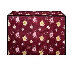The Furnishing Tree Red Printed Washing Machine Cover image 2