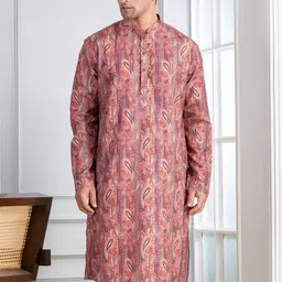 DEVOILER Men Embellished Sequinned Kurta-picture-31