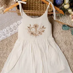 TOONKY Floral Embroidered A-Line Dress-picture-2