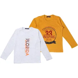 NeuVin Kids Typography Printed Round Neck Regular Fit T-shirt-picture-16