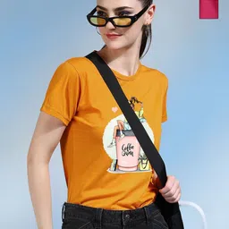 Metronaut Women 2 Printed Bio Finish Applique T-shirt-picture-37