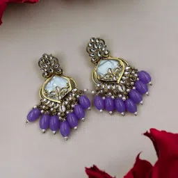 Women Click Geometric Drop Earrings-picture-30