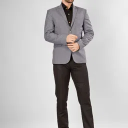 Wintage Notched Lapel Collar Single Breasted Blazer image 5