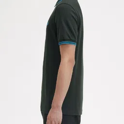 Fred Perry Men Polo Collar Applique T-shirt image 3