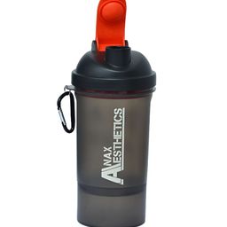 Anax Aesthetics Red & Black Printed Shaker Sipper Water Bottle 500 ml-picture-19