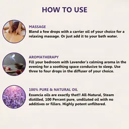 essancia White and Purple Aroma Oil Diffuser- 30ml image 3