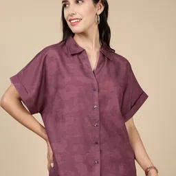 De Moza Floral Printed Extended Sleeves Top image 2