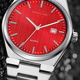 SWADESI STUFF Men Dial & Straps Analogue Watch SDS 151 RED 997 image 3