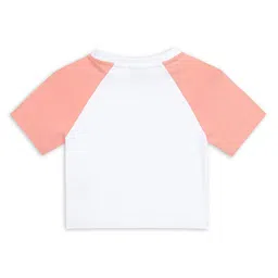 Puma Butterfly Vibe Girls Printed Pure Cotton Slim Fit Crop T-Shirt image 4