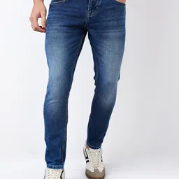 SPYKAR Men Slim Fit Low Distress Mid-Rise Jeans-picture-32
