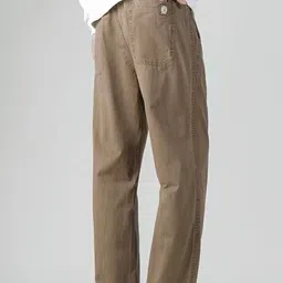 StyleCast Men Relaxed Fit Mid-Rise Easy Wash Trousers image 2