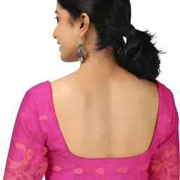 Saree star Woven Design Taant Sarees With Blouse image 3