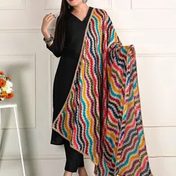 Apratim Printed Cotton Silk Leheriya Dupatta-picture-29